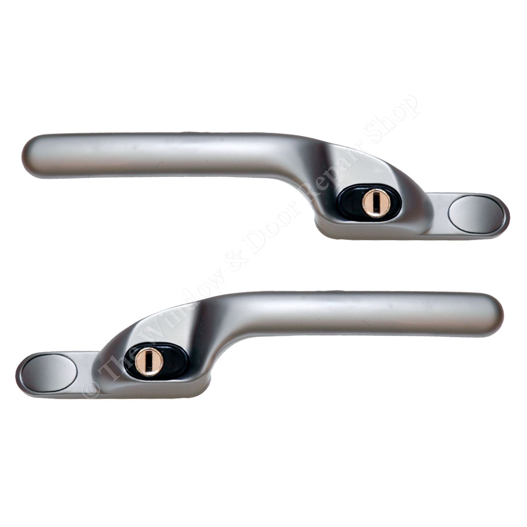 Fab n Fix Cranked Espag Locking Window Handle UPVC and Double Glazing