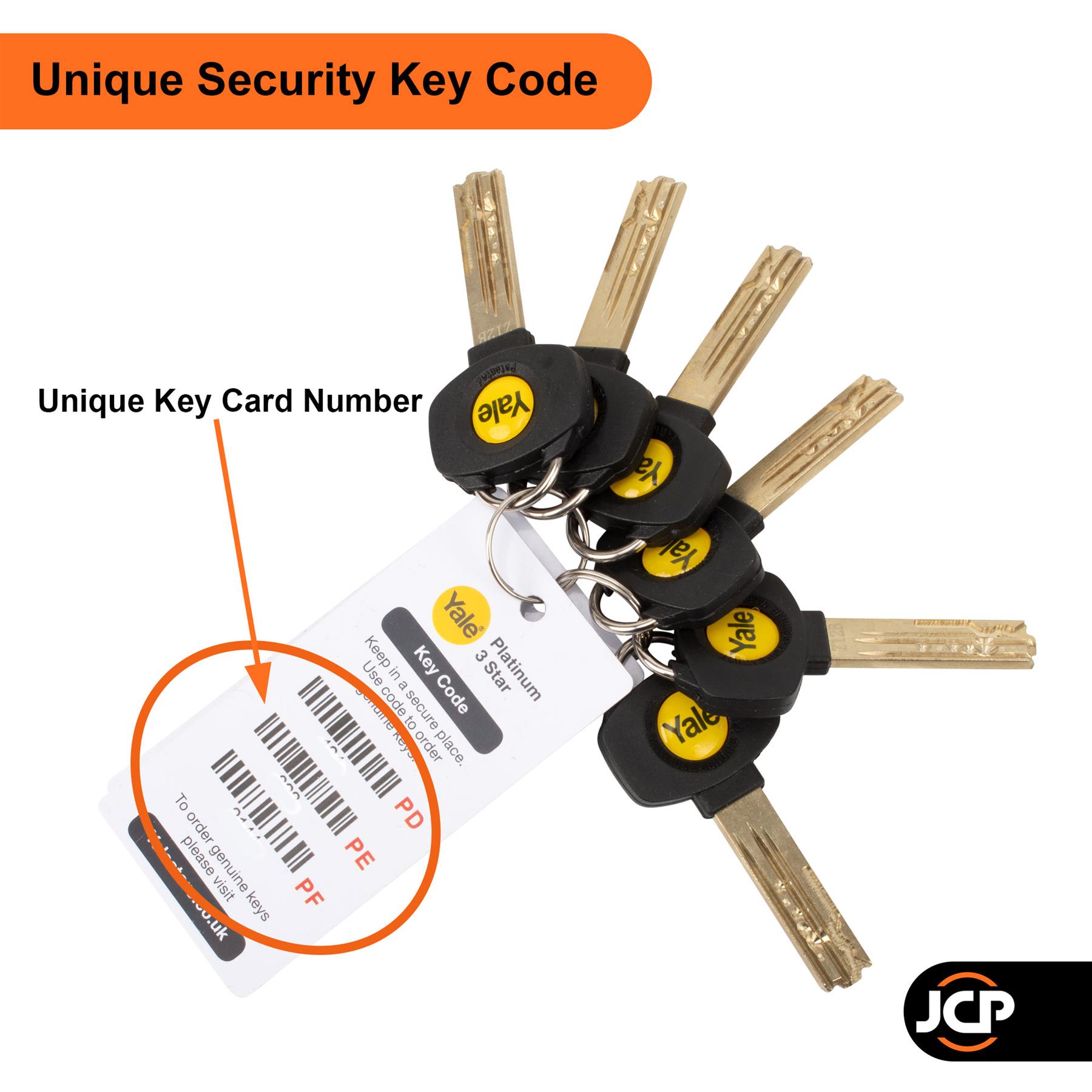 Pair Yale Platinum Keyed Alike Euro Cylinder UPVC Door Lock Anti Snap 3 Star