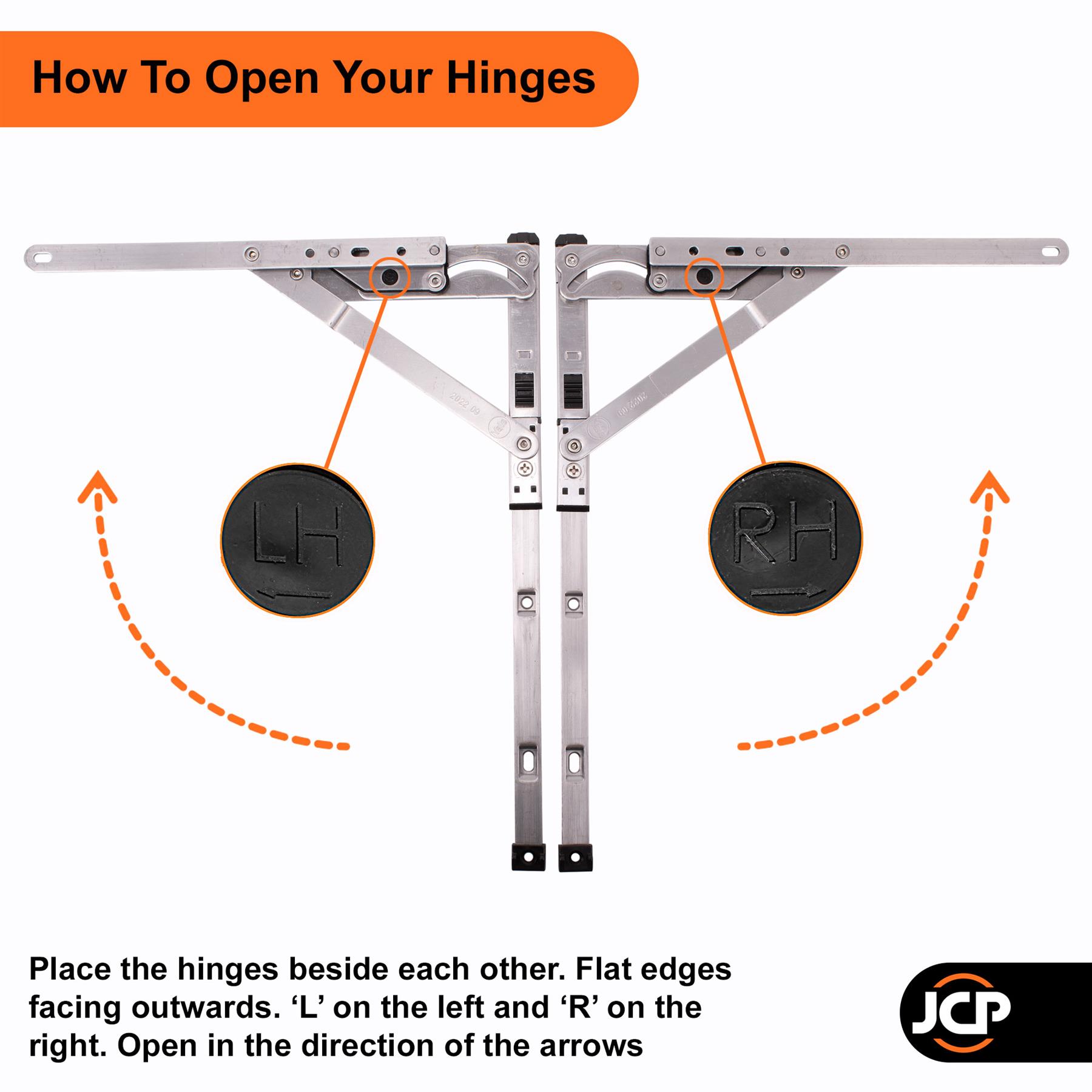 Egress Fire Escape Upvc Window Hinges Heavy Duty Side Hung Trojan Mega 8