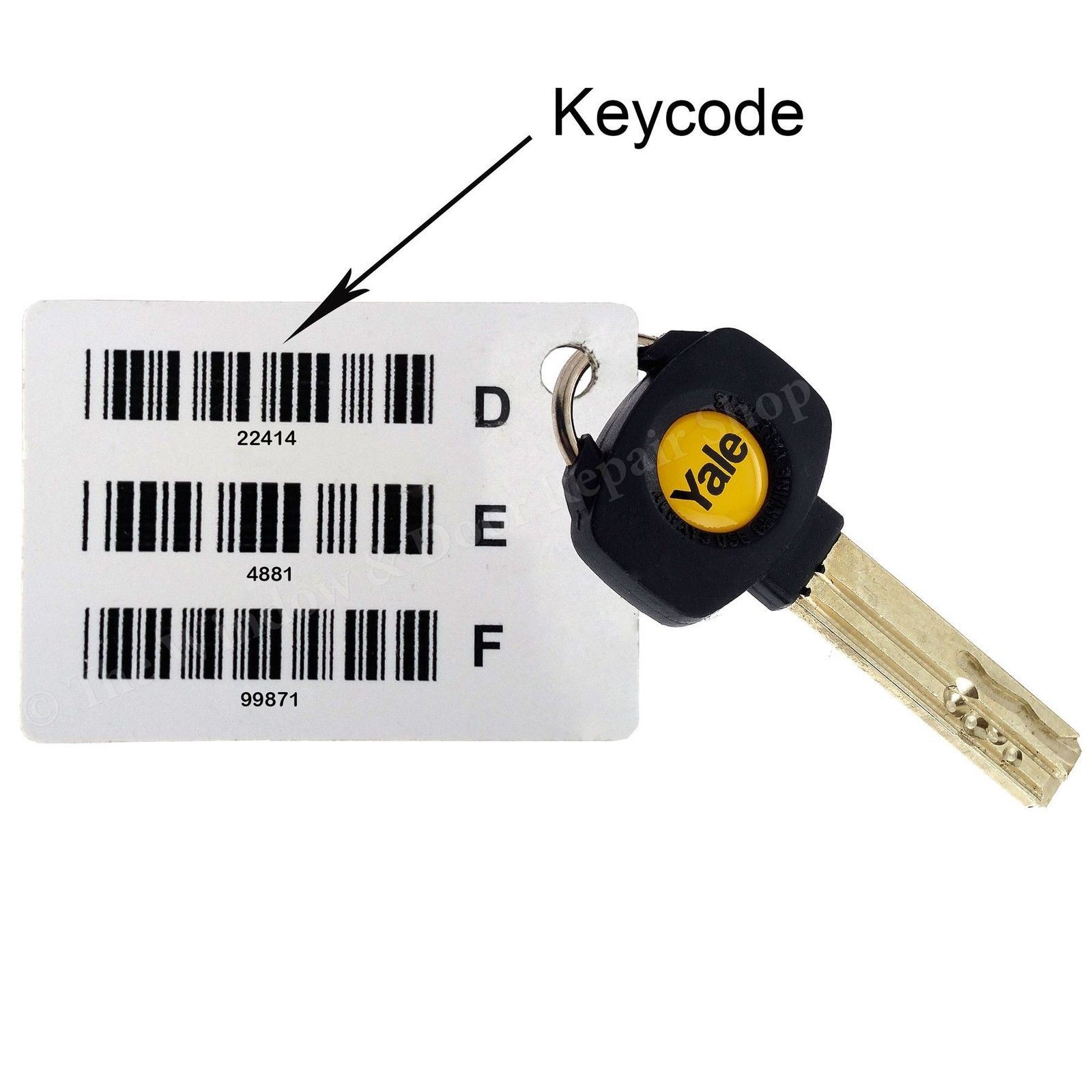 Extra Security Keys Cut Yale Platinum Euro Cylinder Barrel Door Lock