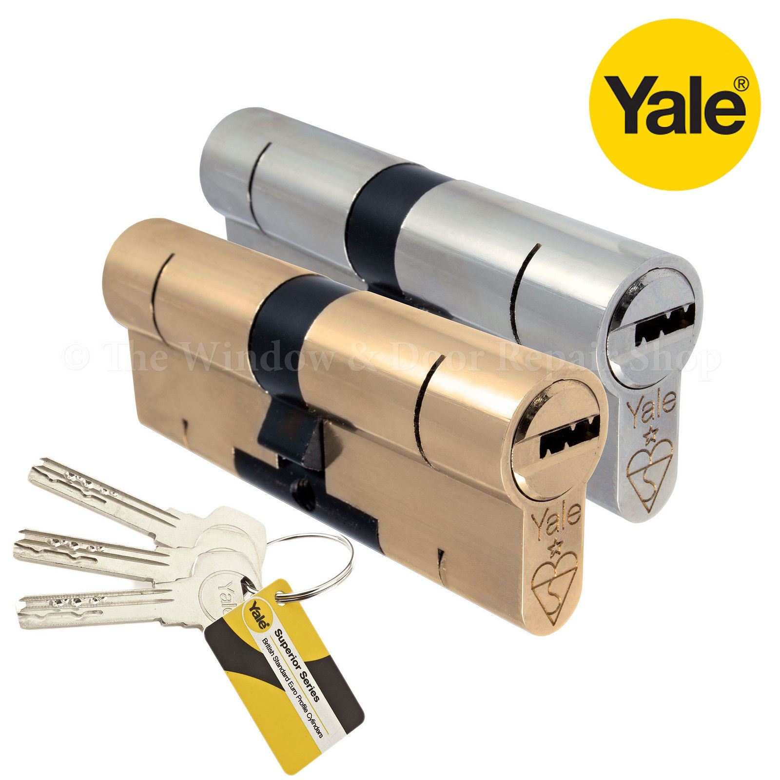 YALE Superior Euro Cylinder Door Lock Anti Snap Bump High Security uPVC Barrel