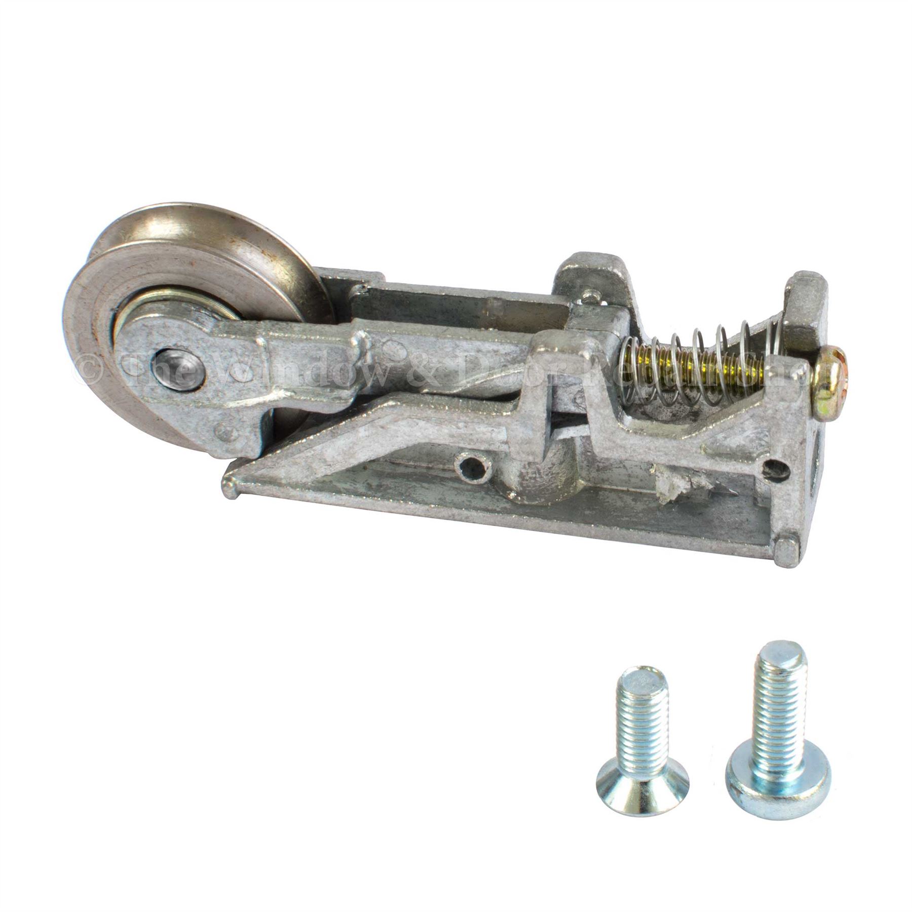 Pair SRZ S Patio Door Steel Rollers 32mm Wheels Sliding Doors Zinc