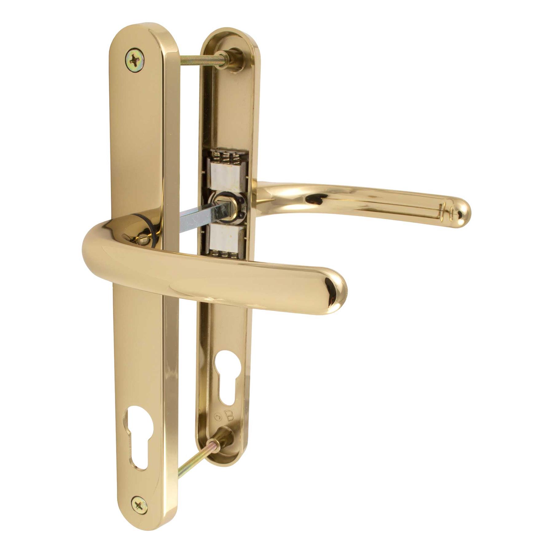 UPVC Door Handle Balmoral 92mm 92PZ 211mm Fixings Double Glazing Patio Pair Set - Picture 7 of 9