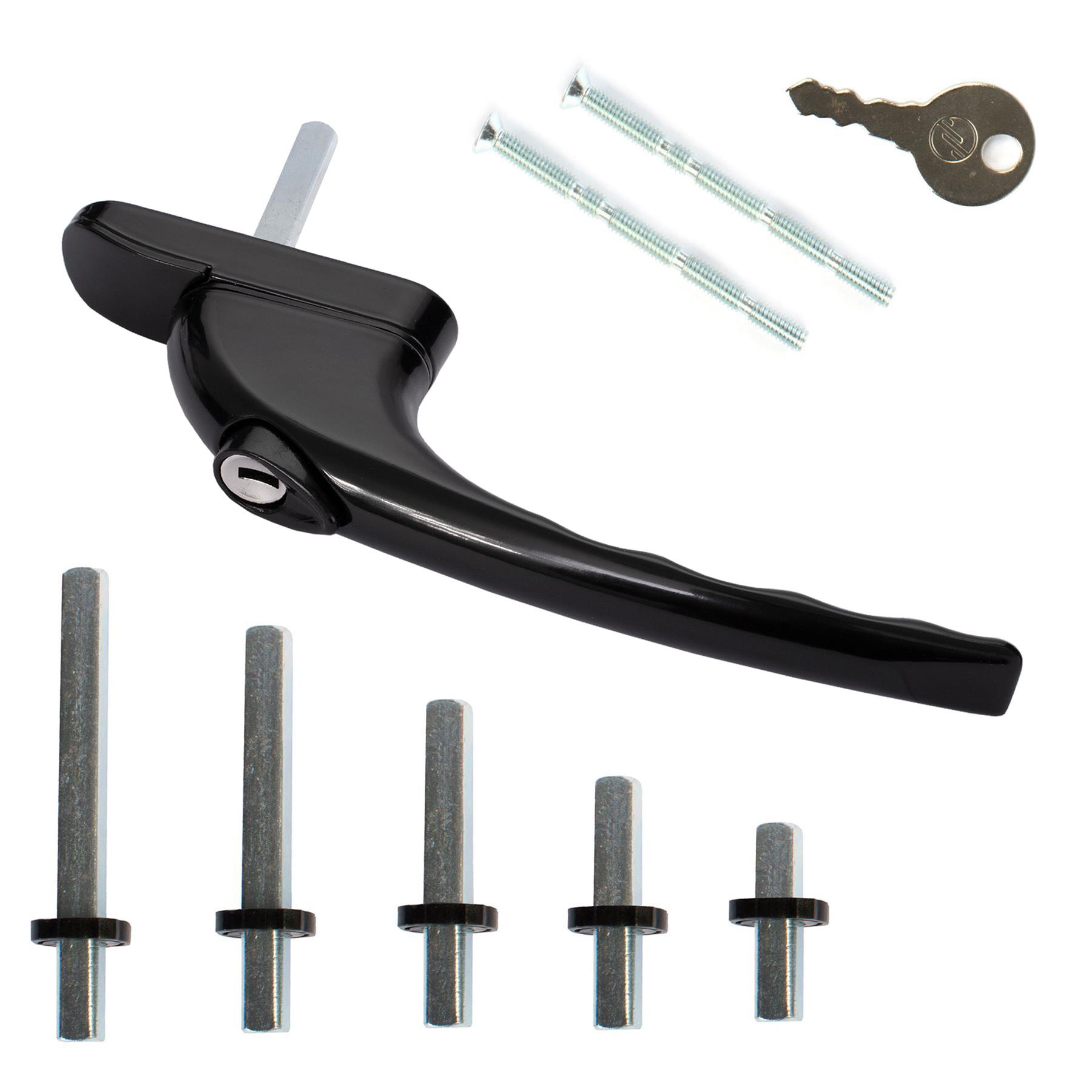 Haute qualité poignée de fenêtre PVC inline coupe universelle Espag LOCK couleurs x4 Haute qualité poignée de fenêtre PVC inline coupe universelle Espag LOCK couleurs x4