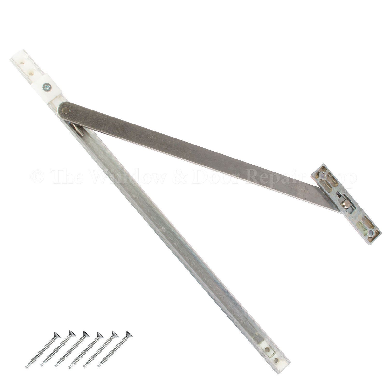 90° Degree Stainless Steel Door Restrictor Arm Stay Hold Open UPVC