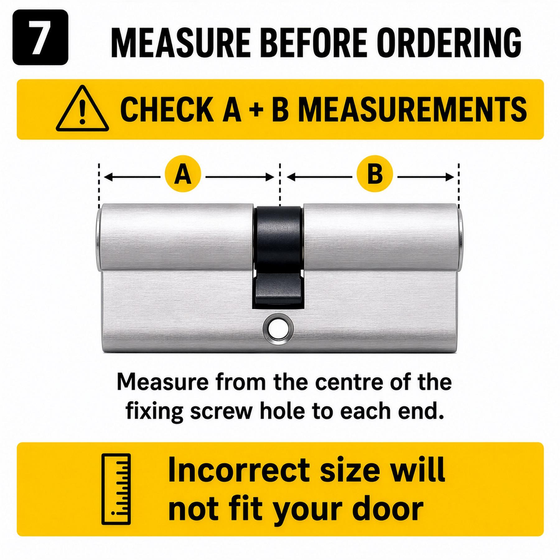 YALE Superior Euro Cylinder Door Lock Anti Snap Bump High Security uPVC Barrel