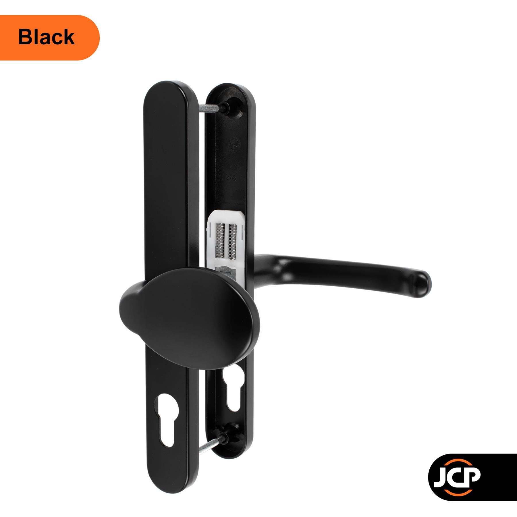 UPVC Lever Pad Door Handle Inline Set 68PZ 68mm 215mm Fixings Double Glazing TSS - Picture 5 of 9