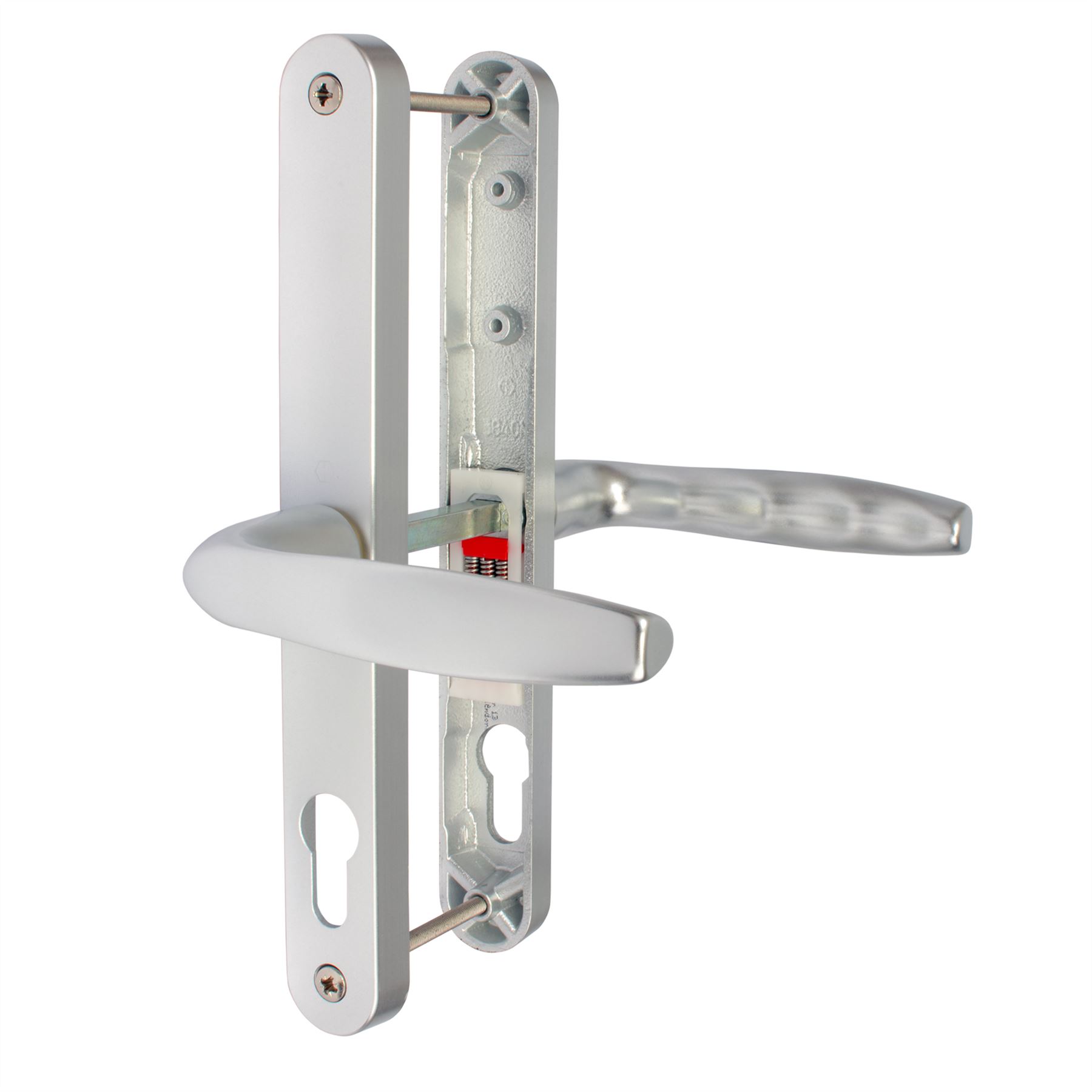 Hoppe Fullex 68PZ Lever Door Handle Set Upvc Doors 68mm Sprung 215mm