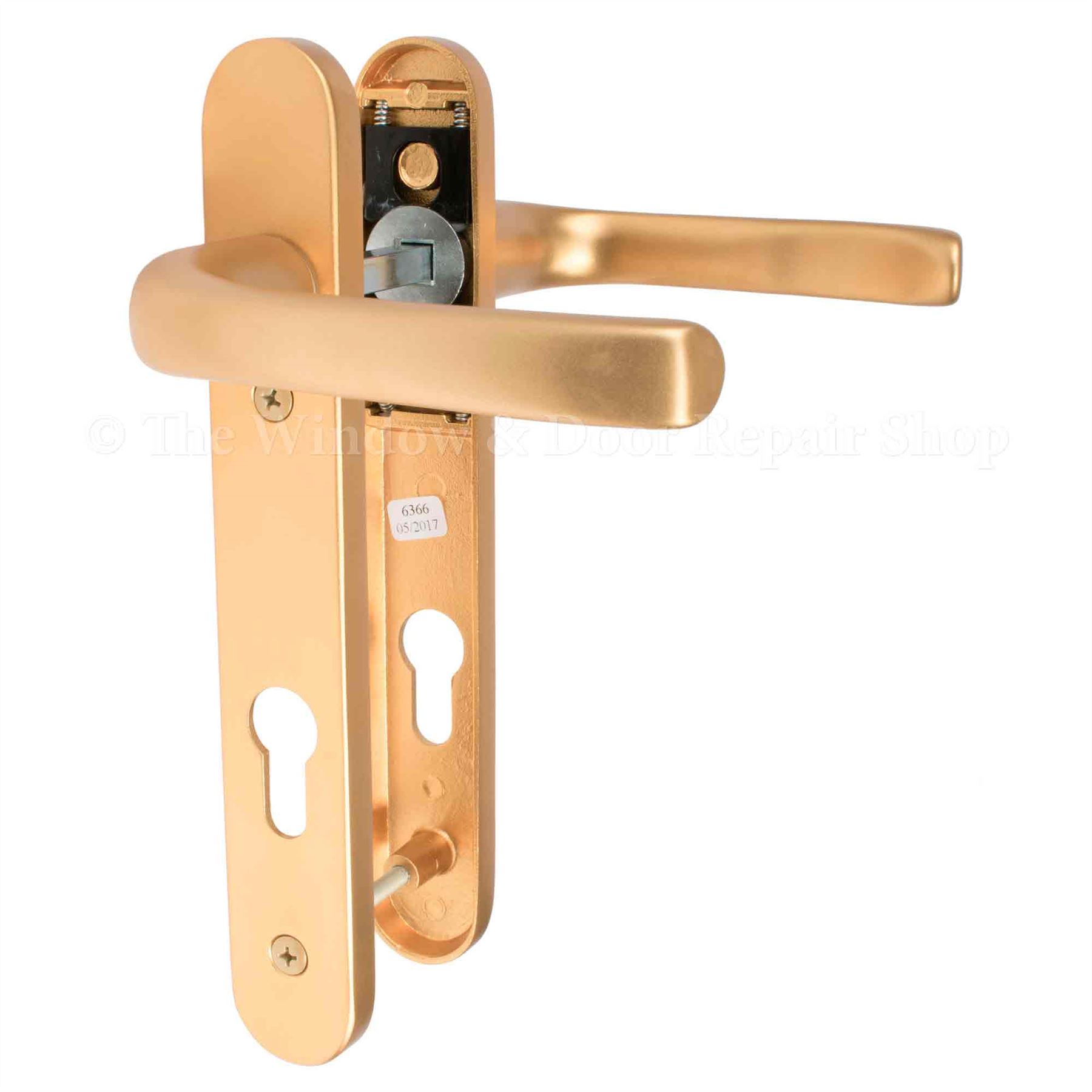 UPVC Door Handle Mila ProLinea 92mm 92PZ 122mm Fixings Double Glazing Pair Set - Picture 7 of 9
