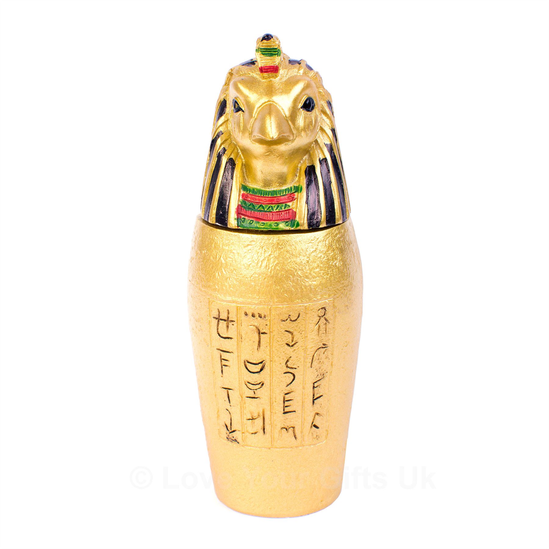 Set of 4 Egyptian Canopic Jars Ancient Egypt Burial ...