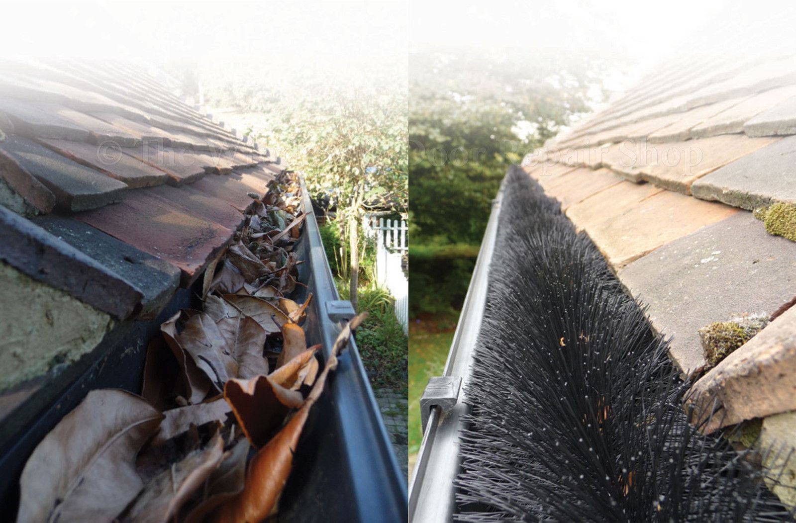 Original Hedgehog Gutter Brush Leaf Guard Packs 100mm x 4m 10 Year