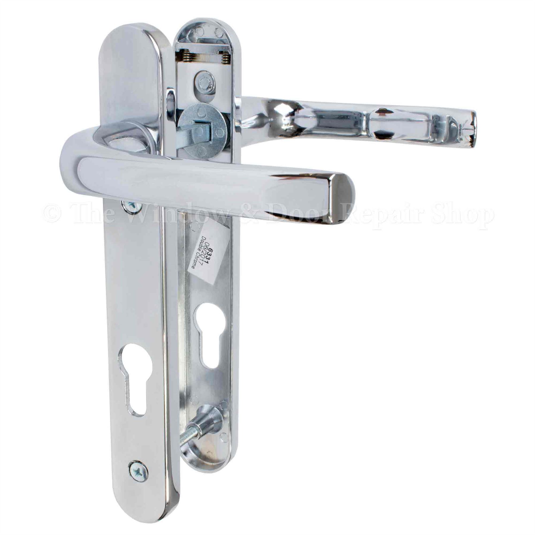 UPVC Door Handle Mila ProLinea 92mm 92PZ 122mm Fixings Double Glazing Pair Set - Picture 5 of 9
