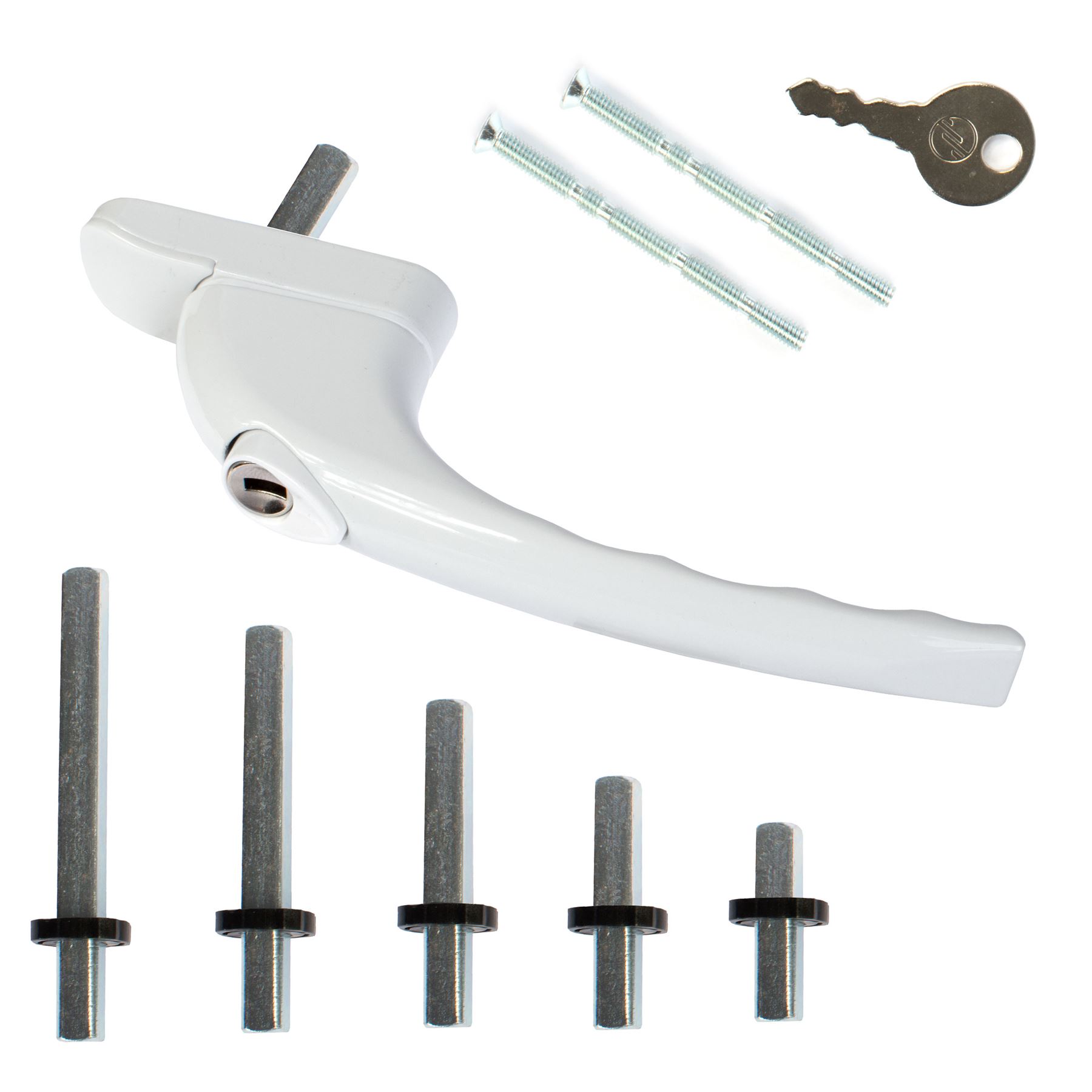 UPVC Universal Inline Window Handle Double Glazing Espag Lock Smart Spindle Mila eBay