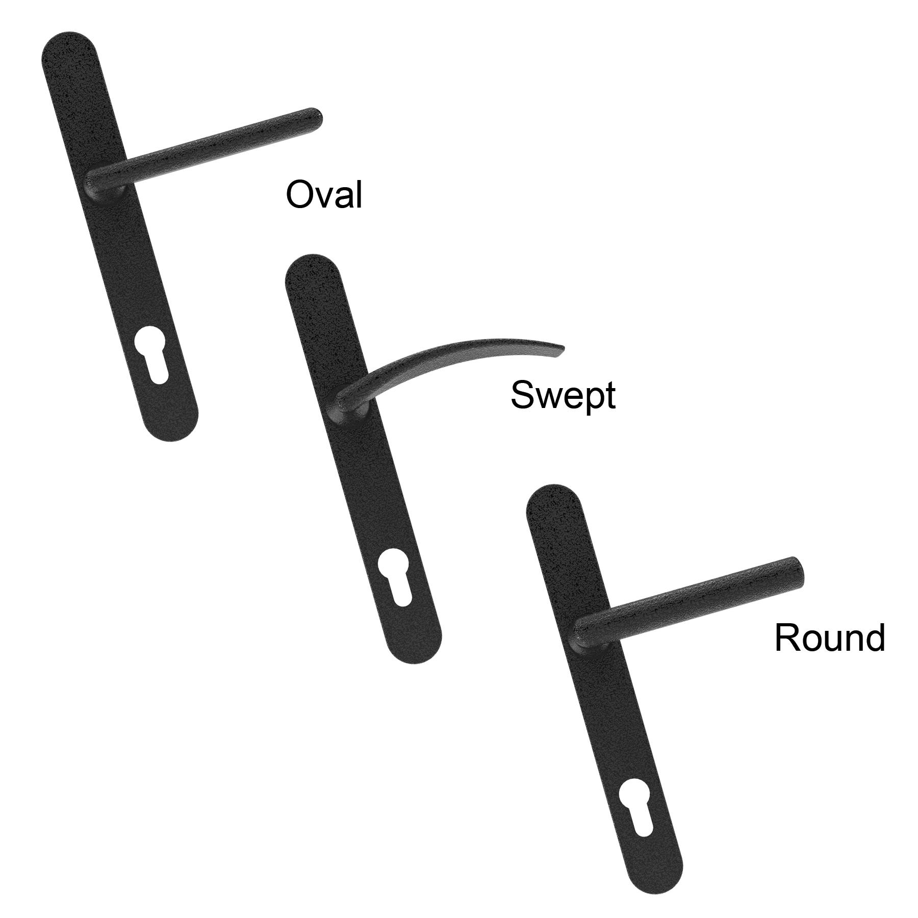 UPVC Door Handle Mila Prostyle Sprung Lever Pair Set 92mm 92PZ 122mm