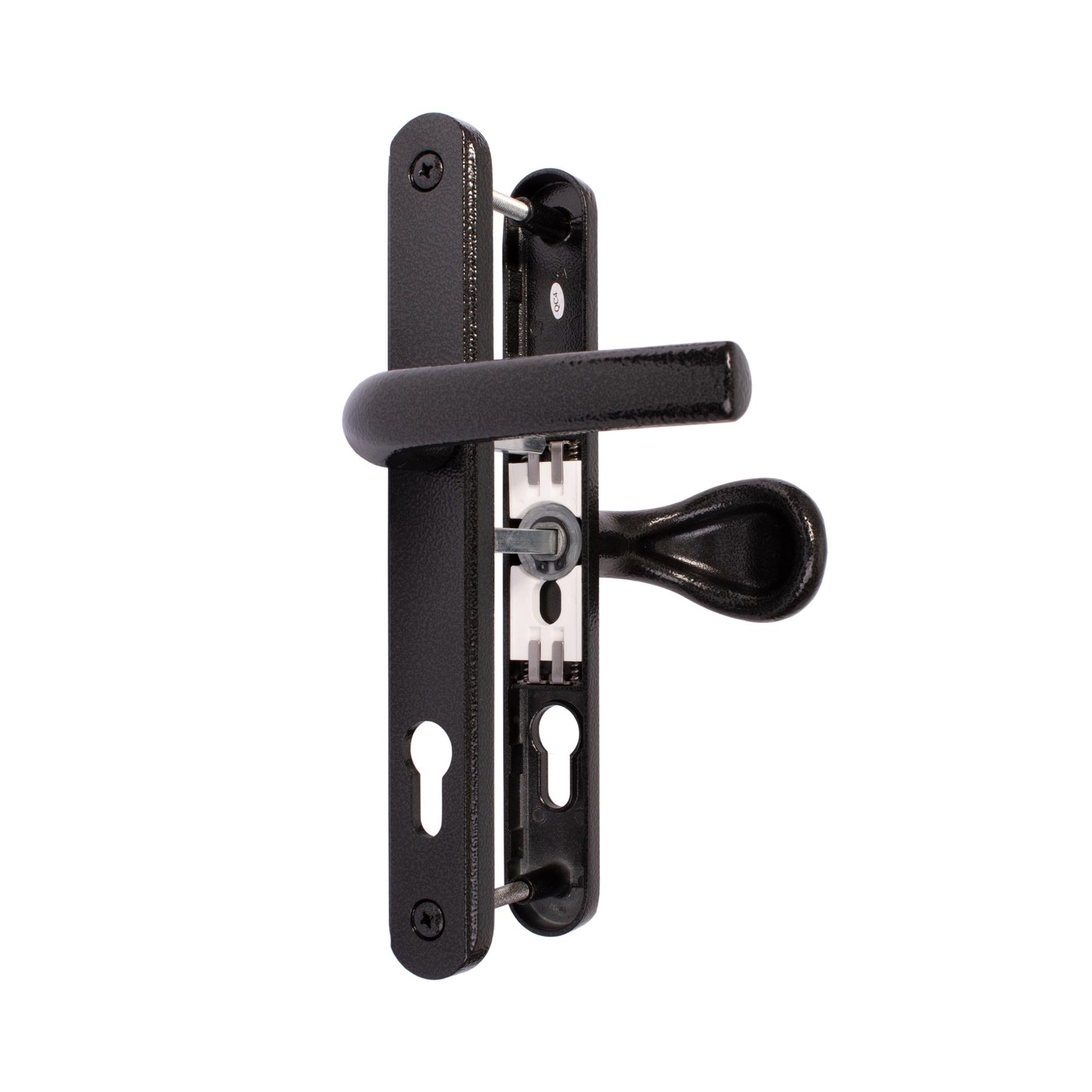 UPVC Door Handle 62mm 92mm Sprung Offset Lever Pad Set 215mm Fixings GreenteQ - Picture 12 of 12