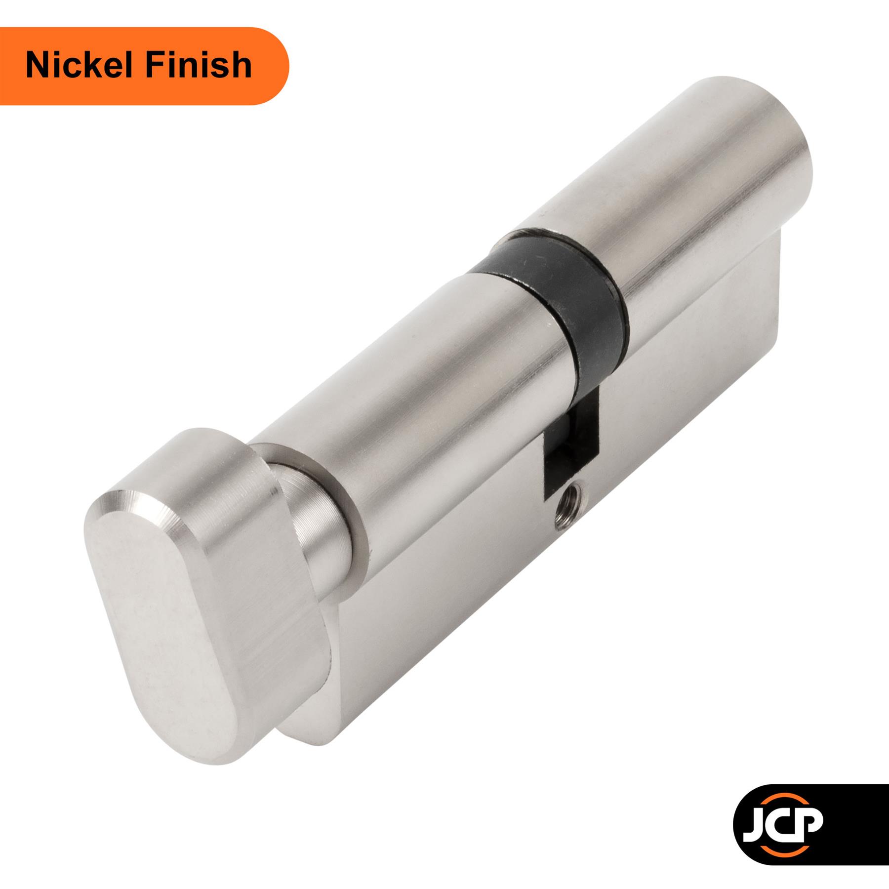 Thumb Turn Euro Cylinder Barrel Door Lock UPVC Anti Pick Anti Drill Extra Keys