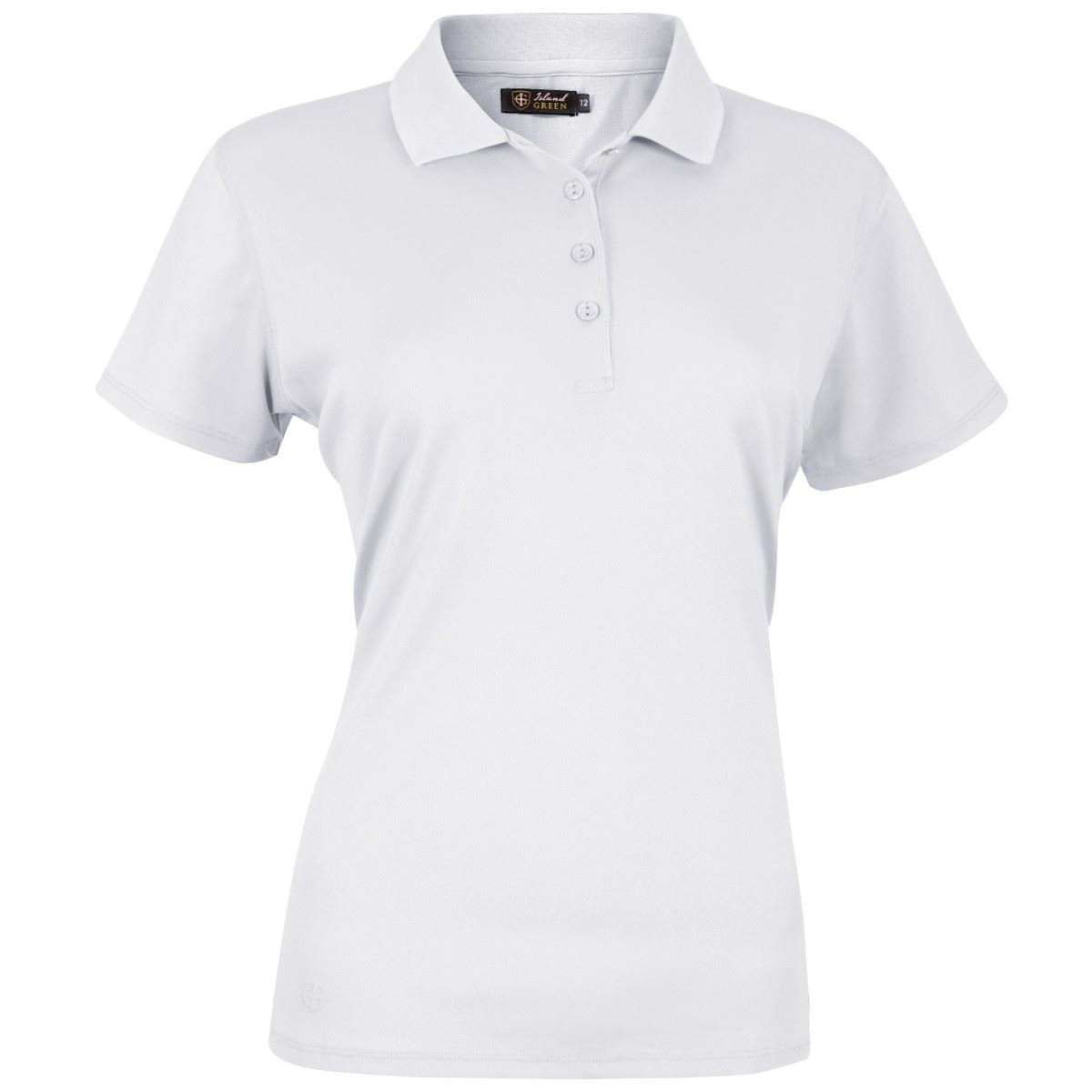Download Island Green Golf Ladies Quick Dry Short Sleeve Plain Polo ...