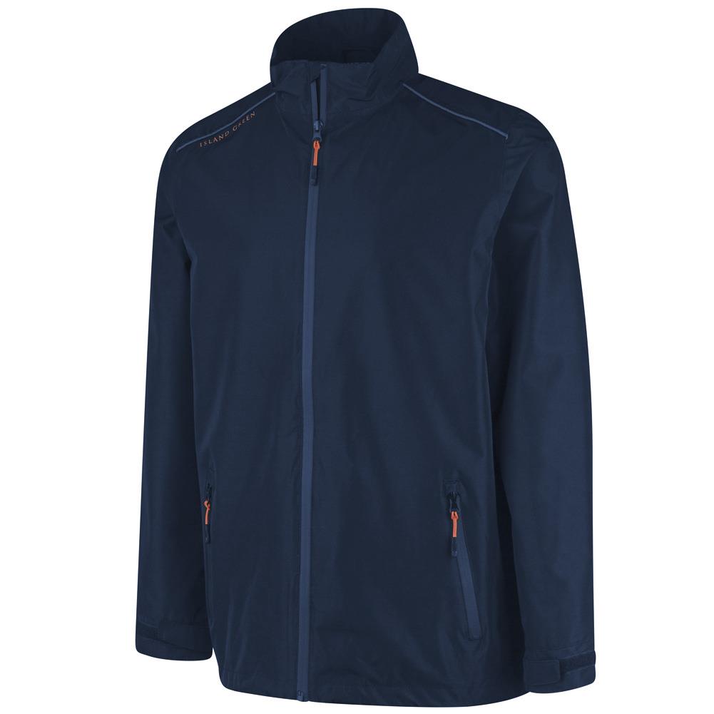 Island Green Junior Boy Taped Seams Windproof Waterproof Ultra Light Golf Jacket - Picture 9 of 9