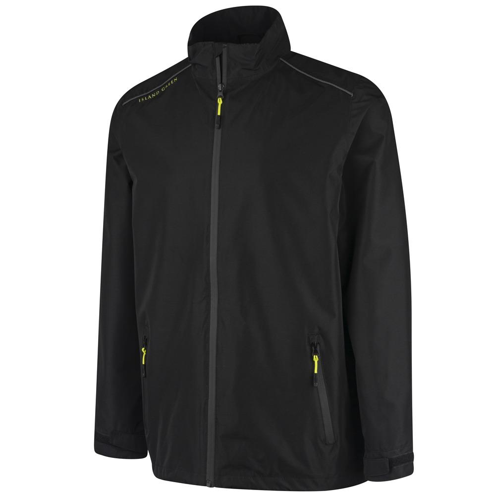 Island Green Junior Boy Taped Seams Windproof Waterproof Ultra Light Golf Jacket - Picture 7 of 9