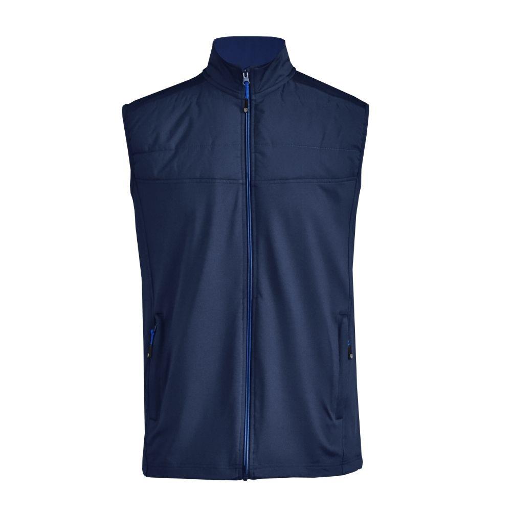 Herren Golfweste Ärmellos Wattiert Atmungsaktiv Bodywarmer Island Grün Weste