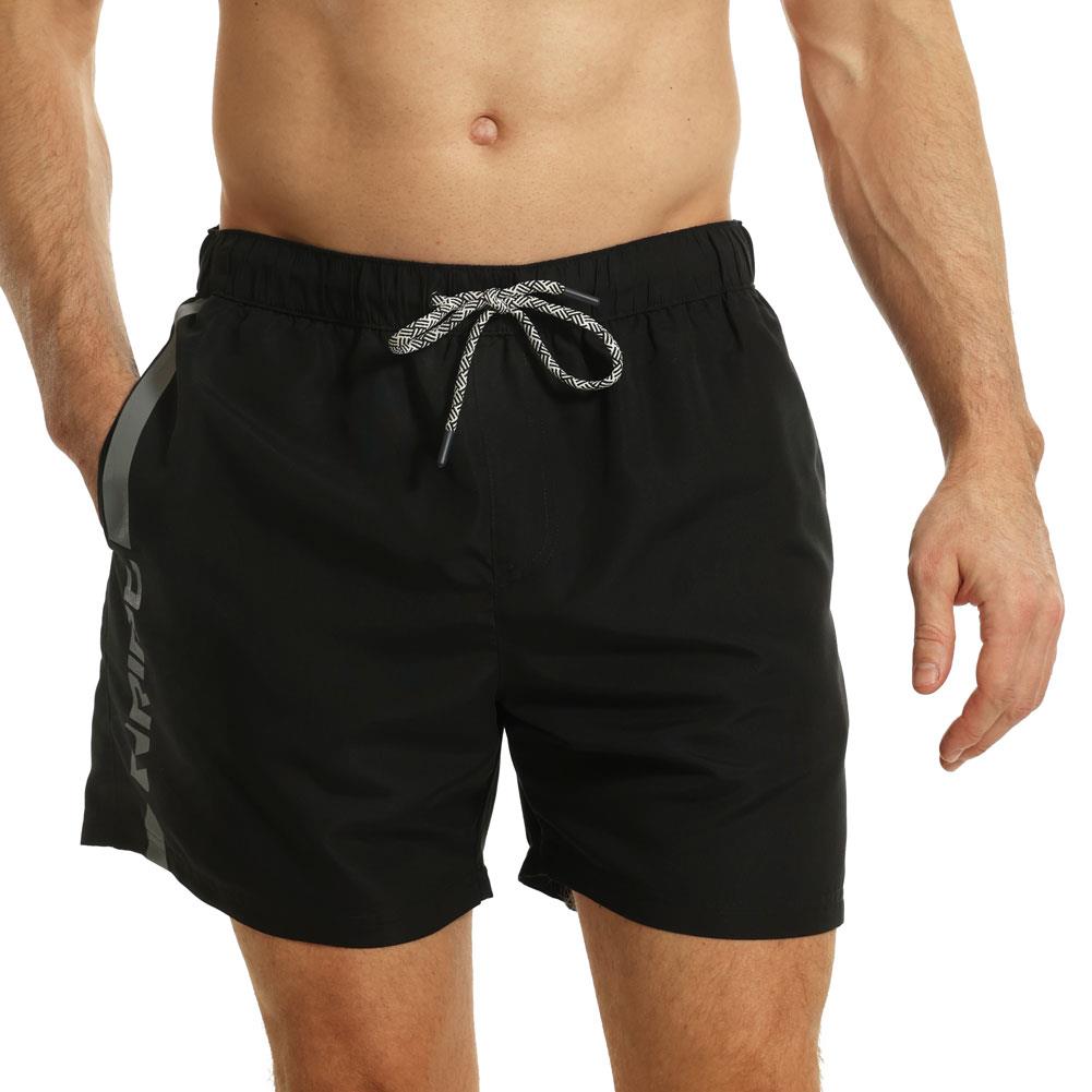 RIPT Essentials Swimming Shorts Mens Verticle Stripe Beach Holiday Swim Trunks - Picture 11 of 14