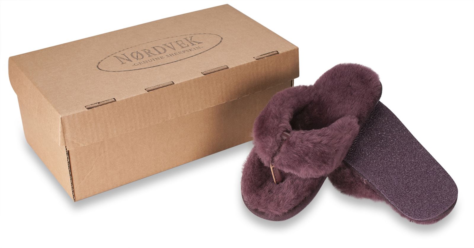 Nordvek Ladies Genuine Sheepskin Flip Flop Slippers Thongs Real Womens 411-100 | eBay