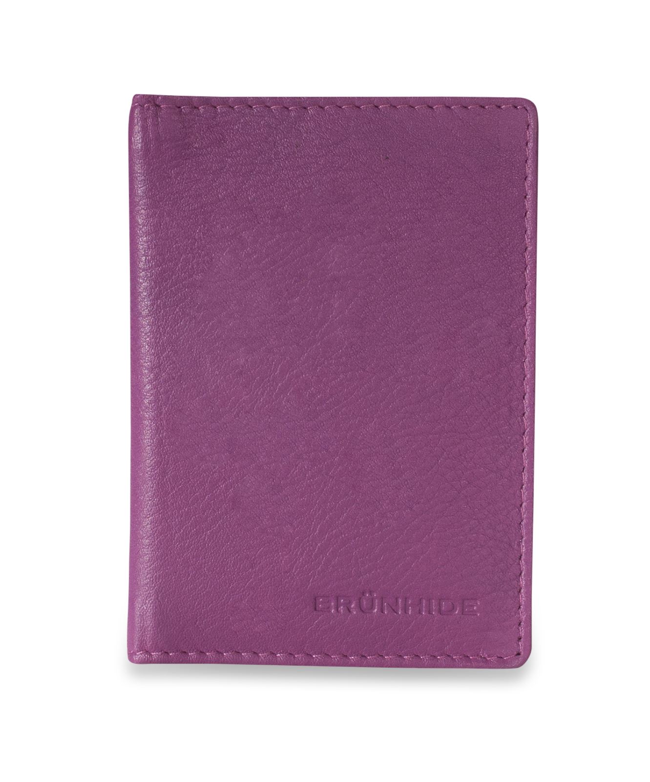 Brunhide Real Leather Card Holder Oyster Travel Pass Bus Rail ID Wallet