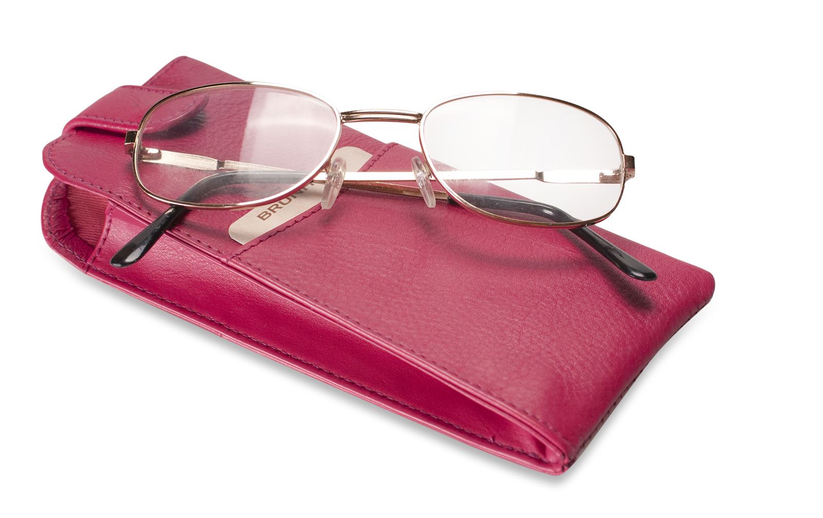 Brunhide Genuine Leather Soft Glasses Case Pouch Reading Real 221300 eBay