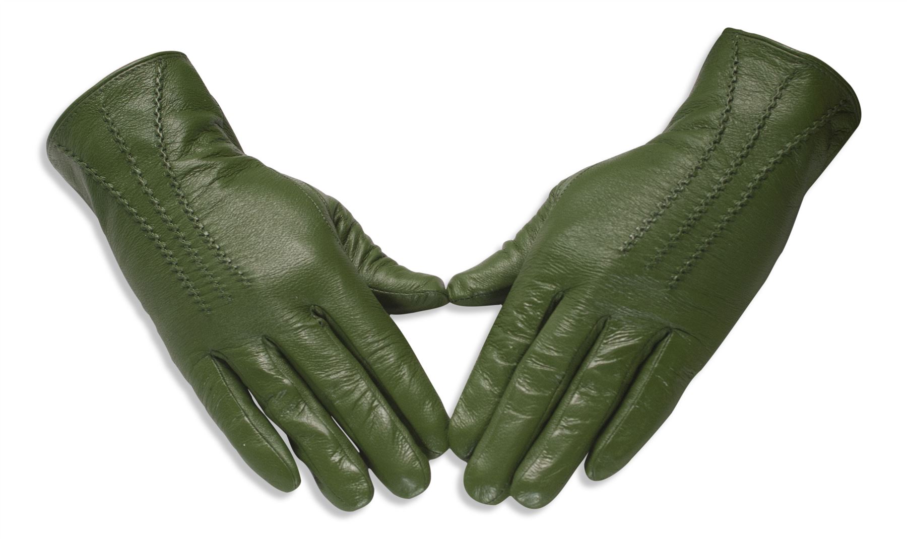 Quivano Ladies Soft Real Leather Gloves Three Line Genuine Womens 337-200 | eBay