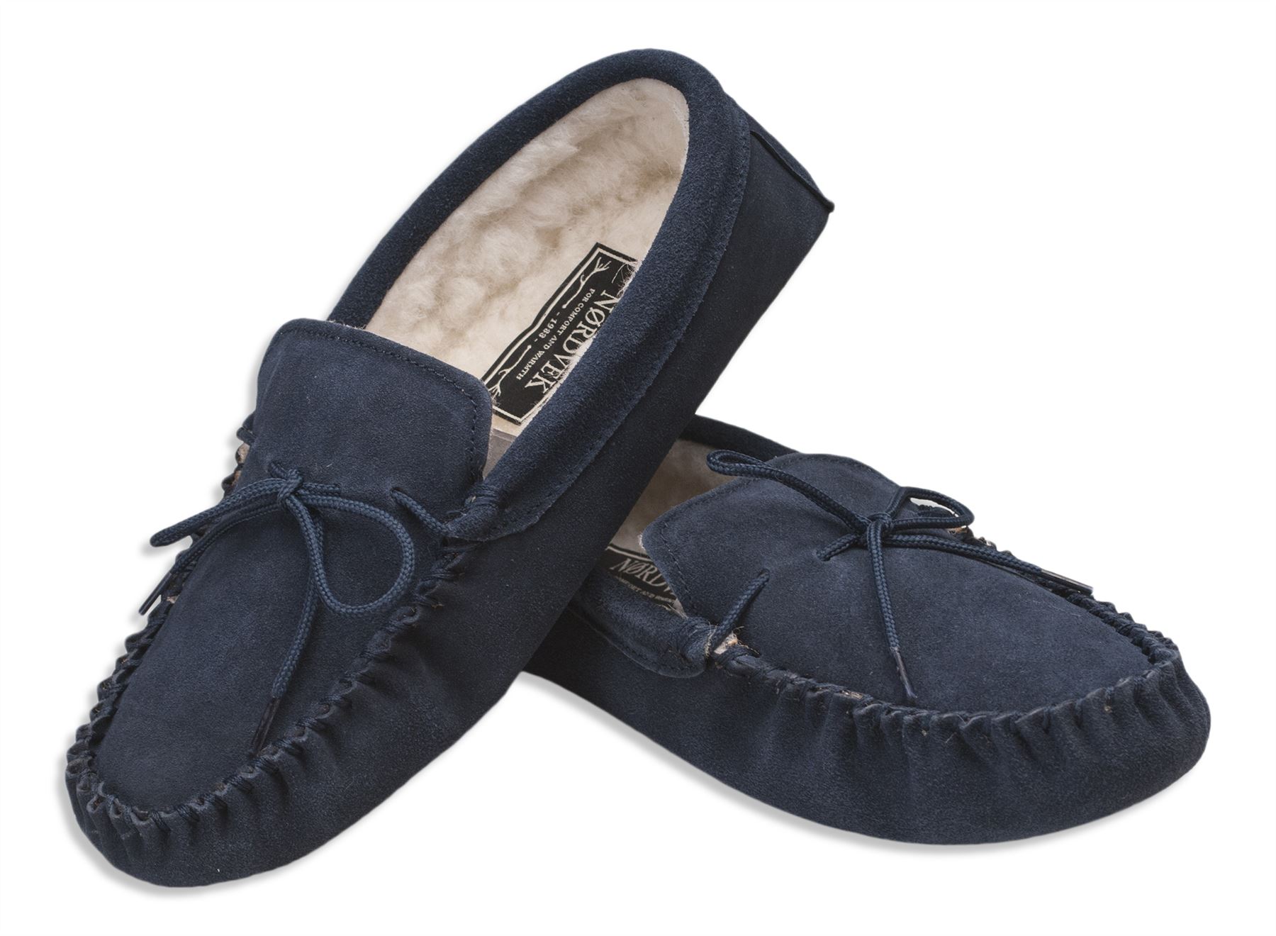 mens suede moccasin slippers
