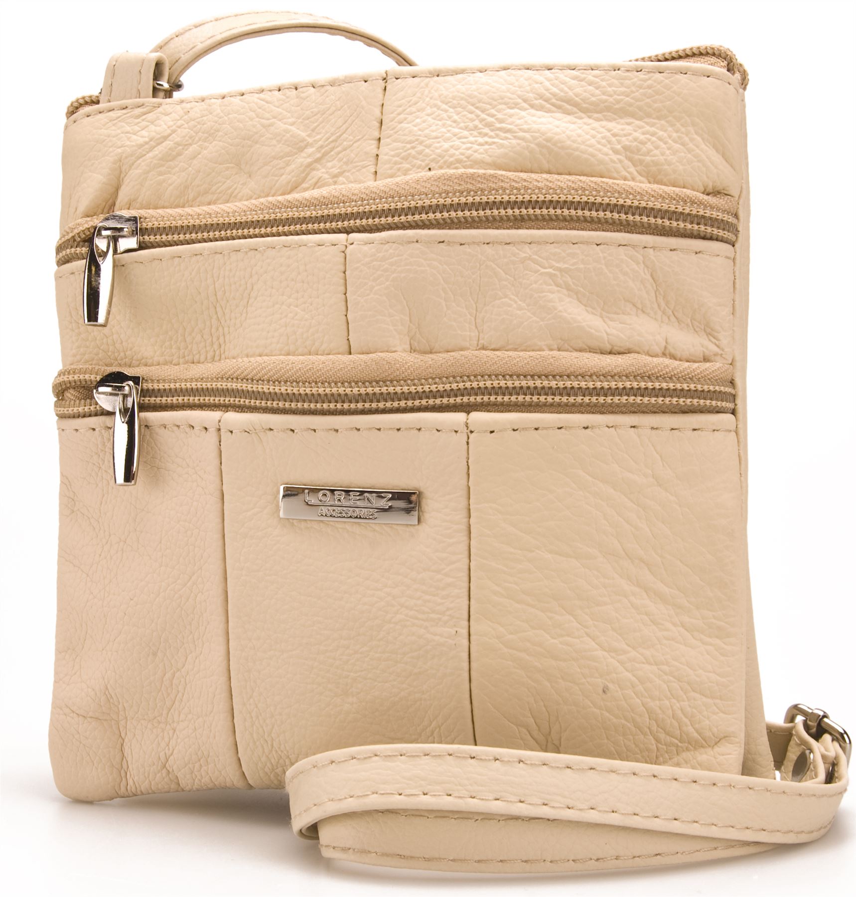 Ladies Soft Leather Cross Body Bags