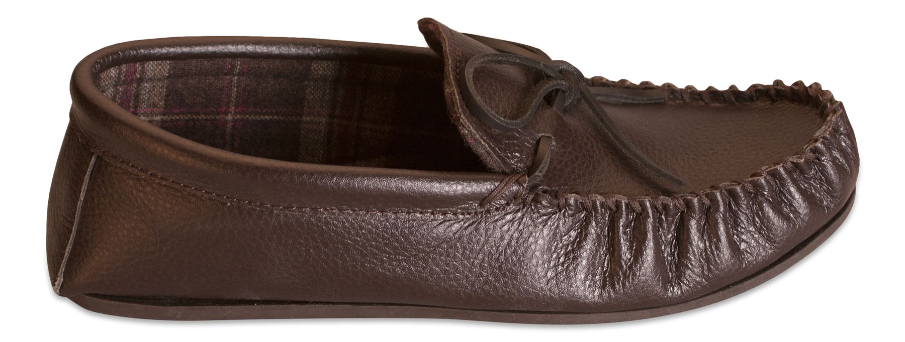 mens leather moccasin slippers hard sole