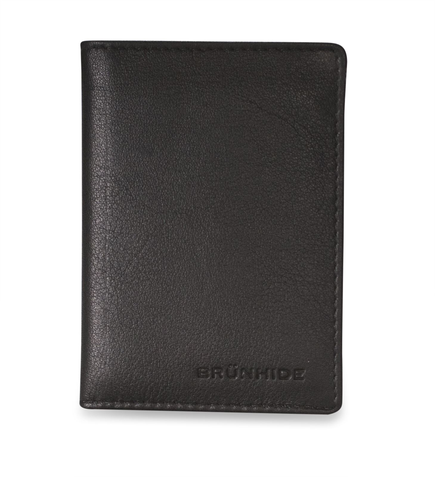 Brunhide Real Leather Card Holder Oyster Travel Pass Bus Rail ID Wallet