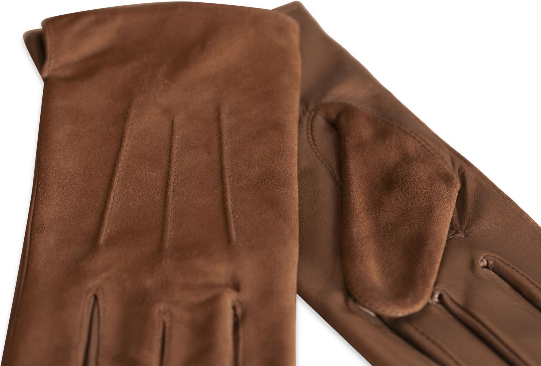 Quivano Womens Genuine Suede Leather Gloves Fleece Lined Real Ladies