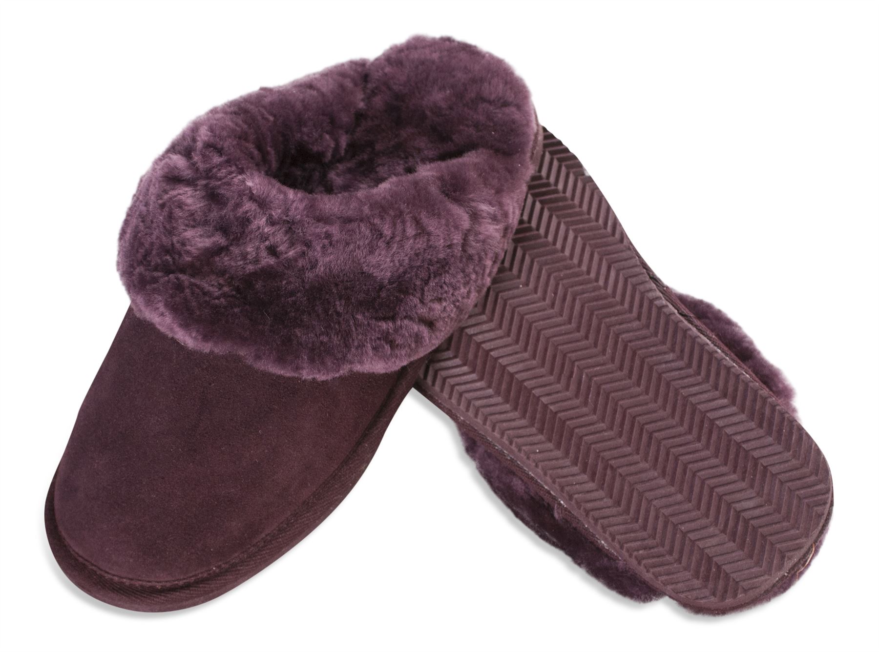 women's hard sole mule slippers