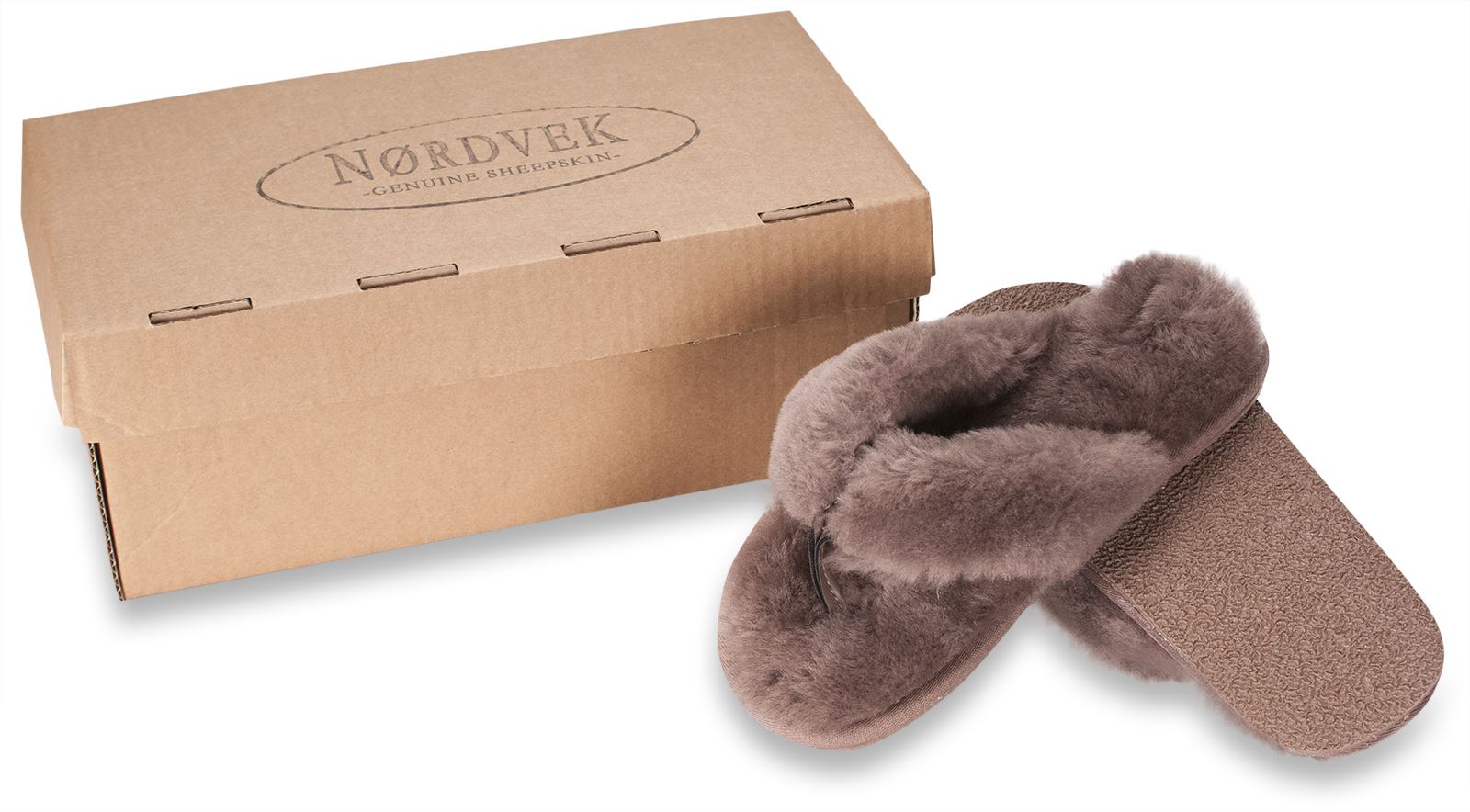 Nordvek Ladies Genuine Sheepskin Flip Flop Slippers Thongs Real Womens 411-100 | eBay