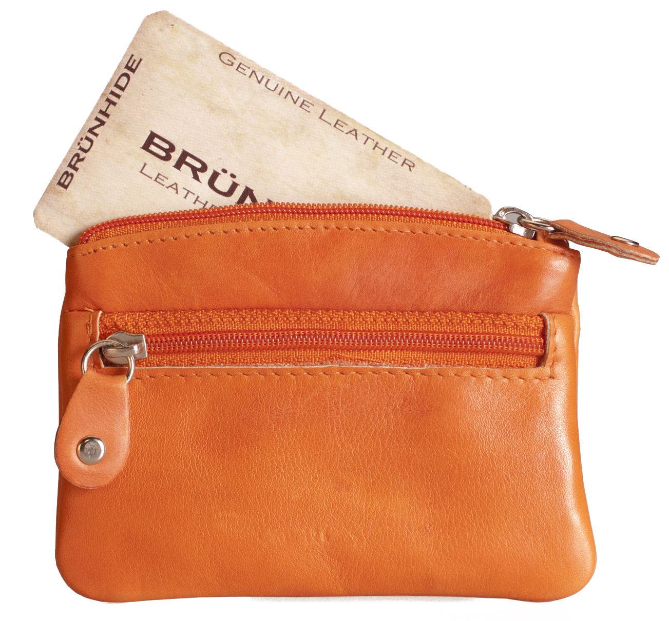 Brunhide Ladies Small Leather Coin Purse Credit Card & Key Ring Wallet 211300 eBay