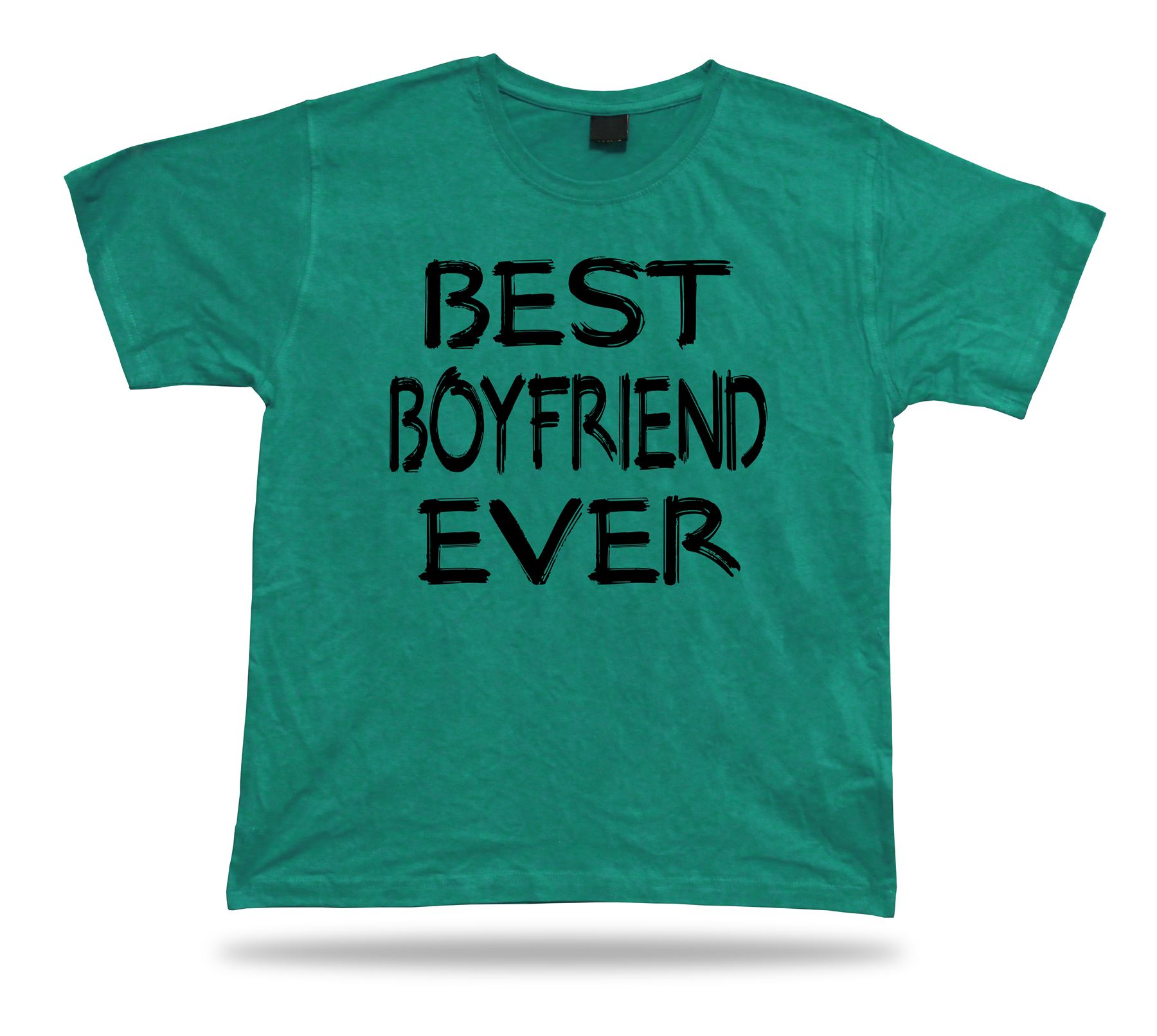 Best No1 Boyfriend Ever T-shirt Funny Happy super Gift Idea birhday present Tee - Picture 4 of 8