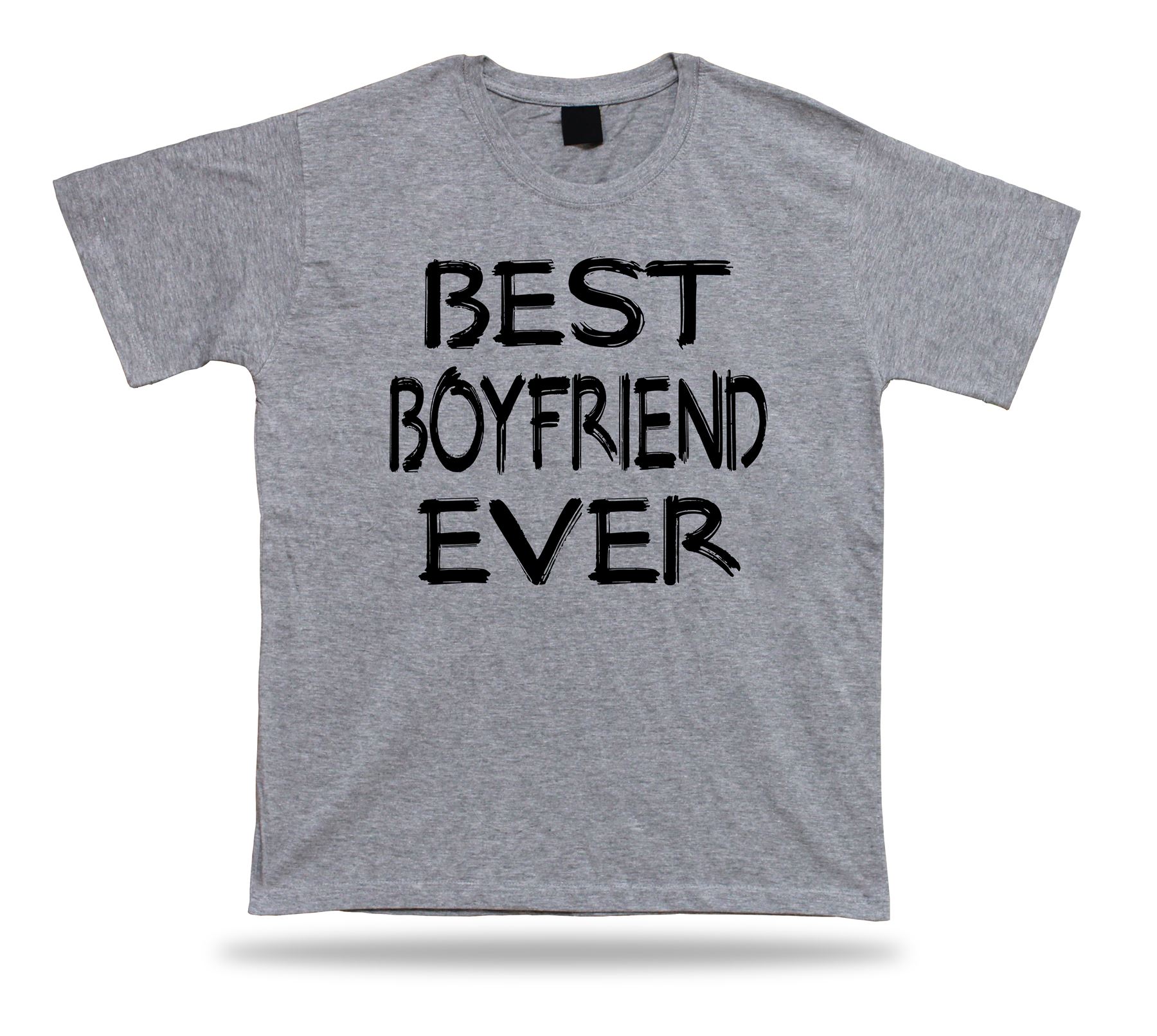 Best No1 Boyfriend Ever T-shirt Funny Happy super Gift Idea birhday present Tee - Picture 5 of 8
