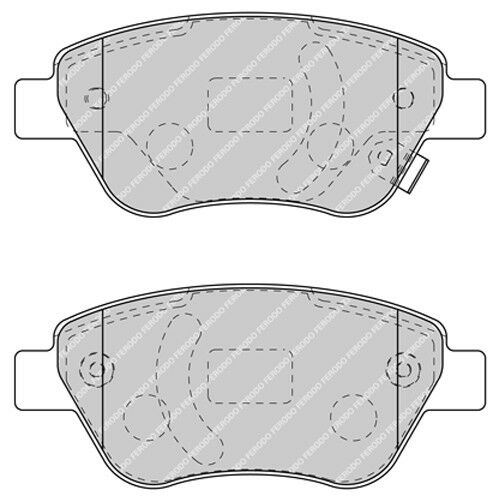 Genuine Ferodo PAIR of Front Brake Pads FDB1639
