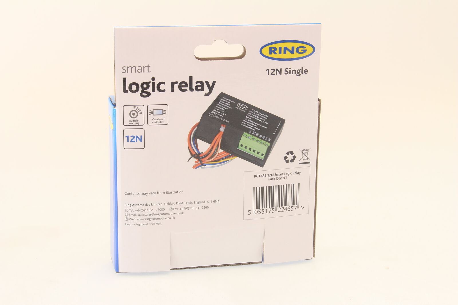 Smart Logic 7 Way Bypass Towing Relay 12N Towbar Wiring Canbus Ring RCT485