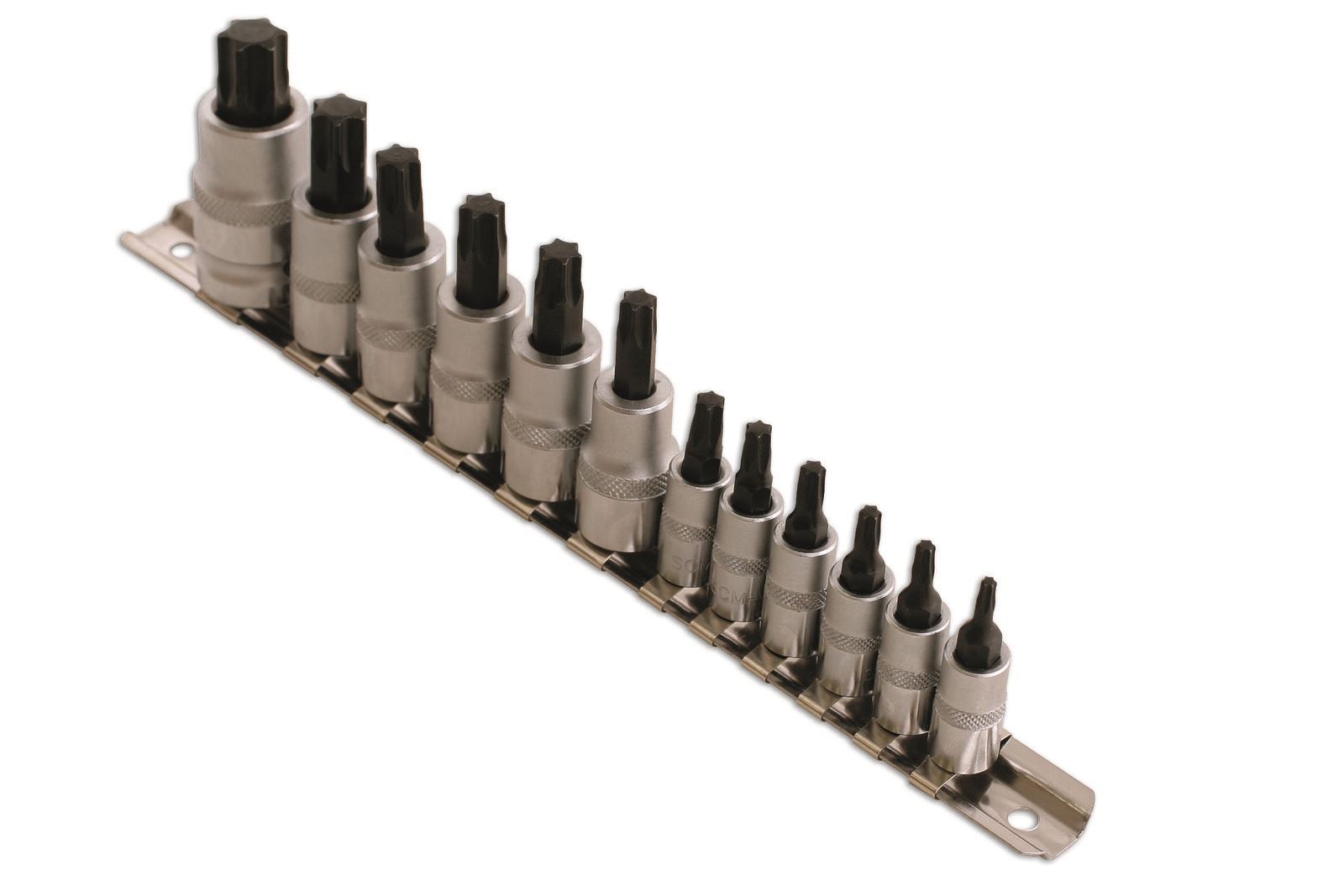 PROFESSIONAL 12 PEICE STAR BIT SET 1/4" (T 10 15 20 25 27 30) 3/8" 1/2" T60 eBay