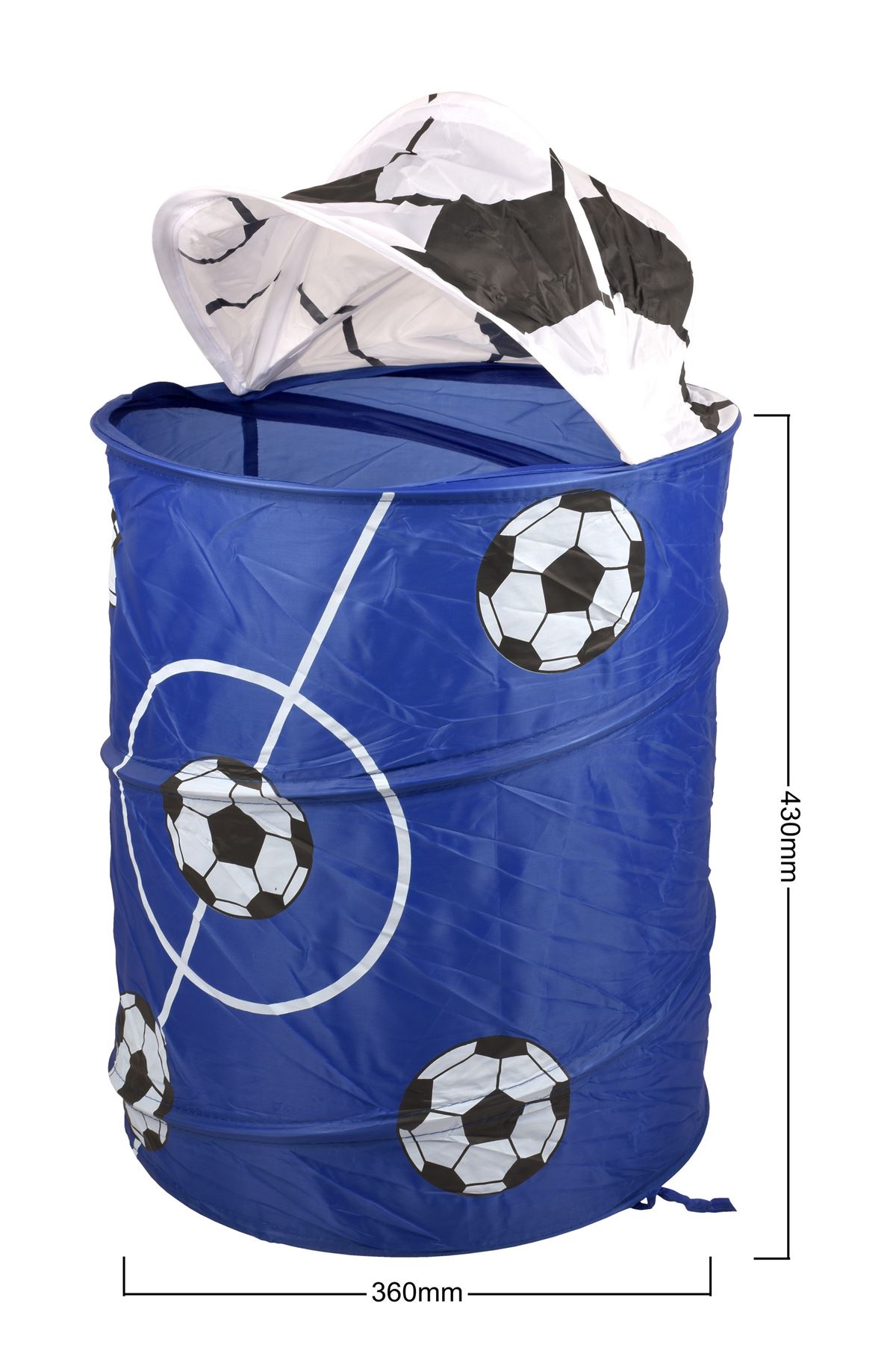 Kids Pop Up Laundry Basket Foldable Spring Storage Hamper Tidy Bin