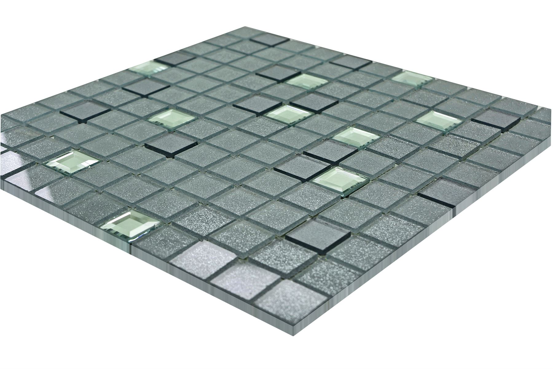 8MM Glass & Crystal Glitter Mosaic Tiles – 8MM Wall Squares for Wall Decoration. - Picture 7 of 7