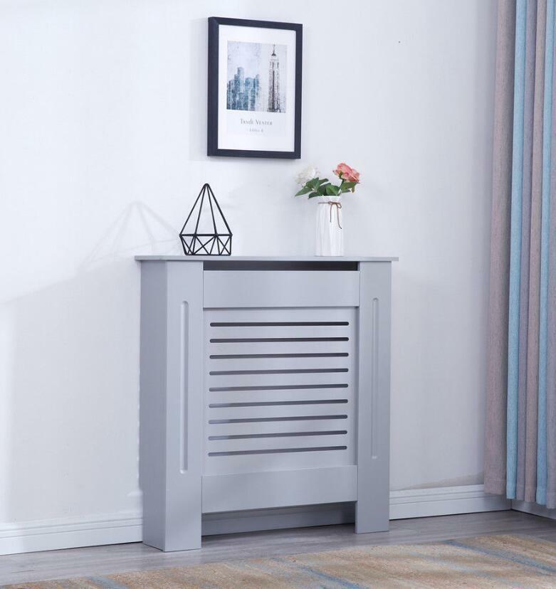 Radiator Cover Unfinished Modern Traditional Wood Grill Cabinet Furniture - Picture 9 of 11