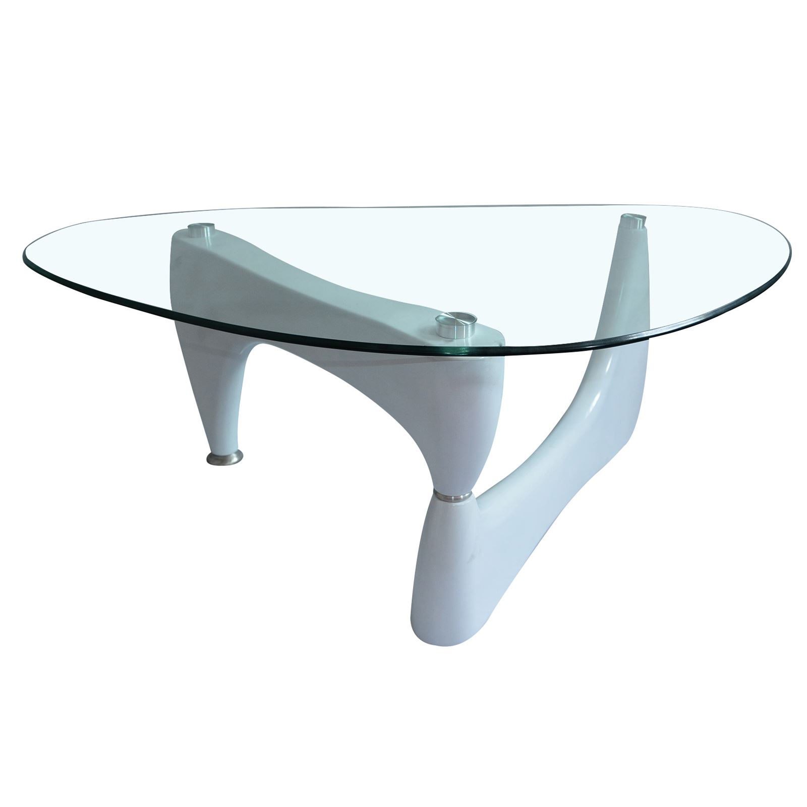 New Oval Black Red White Glass Coffee Table New Oval Black Red White Glass Coffee Table