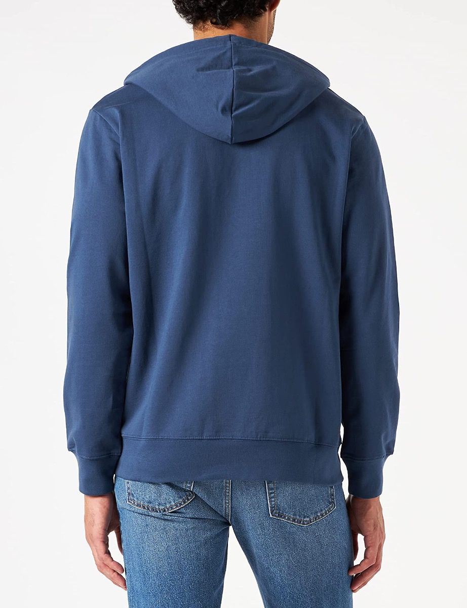 Sudaderas con capucha con logotipo de Wrangler para hombre de mezclilla oscura - Imagen 8 de 24