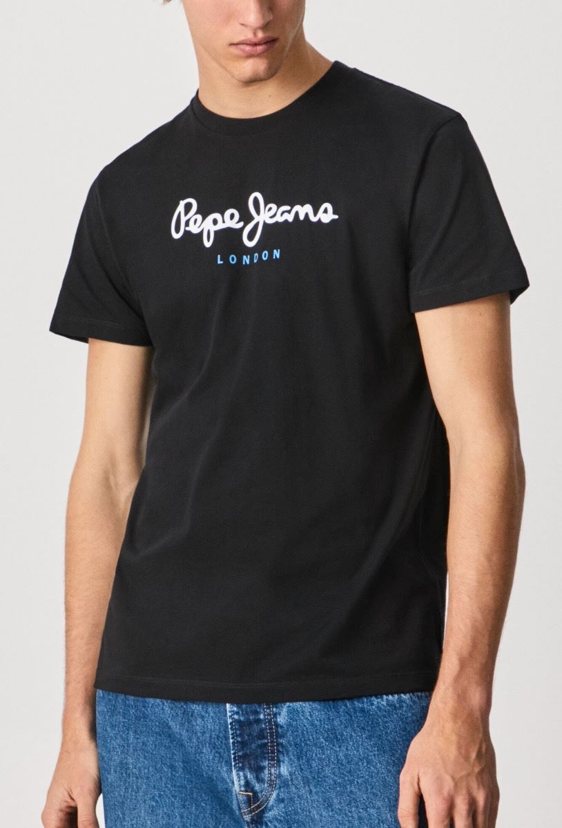 Camiseta Pepe Jeans Eggo N Retro Logo Negra - Imagen 7 de 18