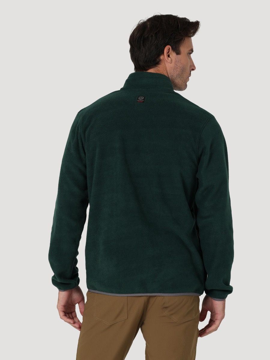 Chaqueta polar Wrangler Adams para hombre cremallera completa pino - Imagen 9 de 40