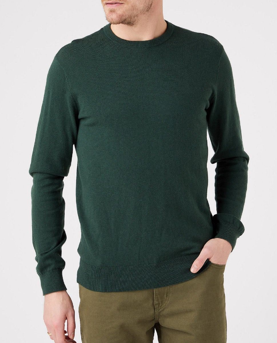 Jersey Wrangler para hombre manga larga tejido cuello redondo sicamo - Imagen 10 de 24
